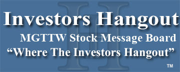 Morgan Stanley (OTCMRKTS: MGTTW) Stock Message Board