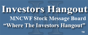 Primero Mng Corp Wt (OTCMRKTS: MNCWF) Stock Message Board