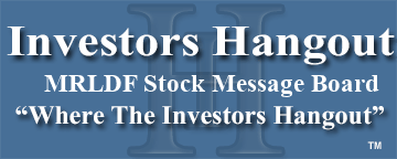Mariana Res Ltd (OTCMRKTS: MRLDF) Stock Message Board
