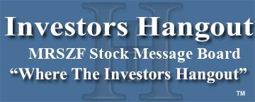 Marusan Securities C (OTCMRKTS: MRSZF) Stock Message Board