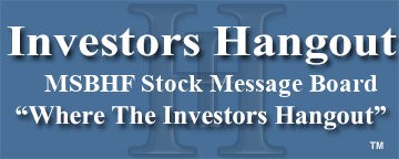 Mitsubishi Corp Ord (OTCMRKTS: MSBHF) Stock Message Board