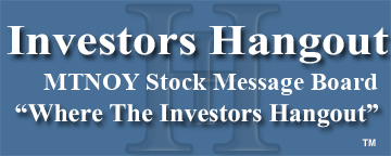 Mtn Group Ltd Sp Adr (OTCMRKTS: MTNOY) Stock Message Board