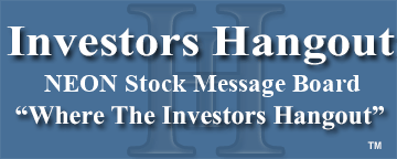 Neonode Inc. (NASDAQ: NEON) Stock Message Board