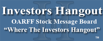 Fort St. James Nickel Corp. (OTCMRKTS: OARFF) Stock Message Board
