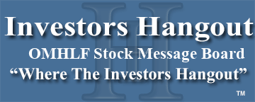Om Holdings Limited (OTCMRKTS: OMHLF) Stock Message Board