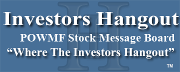 Power Metal Resources Plc (NASDAQ: POWMF) Stock Message Board