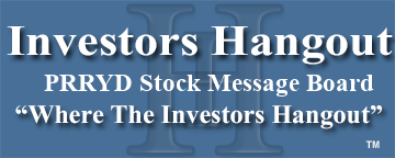 Recreatives Industries, Inc. (OTCMRKTS: PRRYD) Stock Message Board