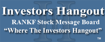 Rank Group Plc Ord (OTCMRKTS: RANKF) Stock Message Board