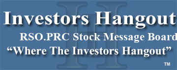 Resource Capital Corp. (OTCMRKTS: RSO.PRC) Stock Message Board