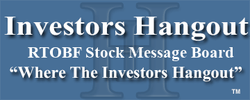 Ratos Ab Shs-B (OTCMRKTS: RTOBF) Stock Message Board