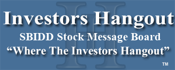 Sincerity Applied Materials Holdings Corp. (OTCMRKTS: SBIDD) Stock Message Board