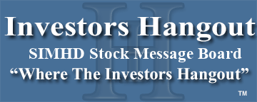 Sanomedics, Inc. (OTCMRKTS: SIMHD) Stock Message Board