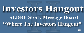 Solid Resources Ltd (OTCMRKTS: SLDRF) Stock Message Board