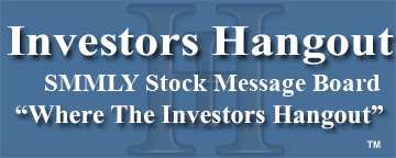 Sumitomo Metal Inds (OTCMRKTS: SMMLY) Stock Message Board