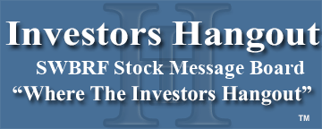 Swiber Holdings (OTCMRKTS: SWBRF) Stock Message Board