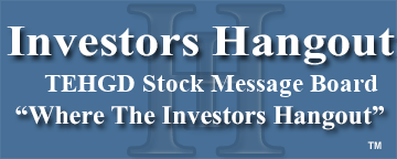 Technovative Group, Inc. (OTCMRKTS: TEHGD) Stock Message Board