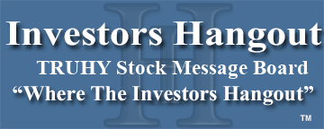 Truly International Holdings Ltd. (OTCMRKTS: TRUHY) Stock Message Board
