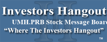 UMH Properties, Inc. (OTCMRKTS: UMH.PRB) Stock Message Board