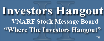 Vena Res Inc (OTCMRKTS: VNARF) Stock Message Board