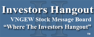 Vanguard Energy Corporation. (OTCMRKTS: VNGEW) Stock Message Board