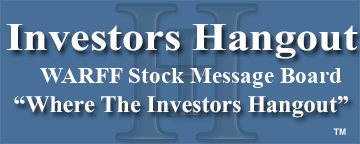 The Wharf [Holdings] Limited (OTCMRKTS: WARFF) Stock Message Board