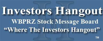 W Holding Company Incorporated (OTCMRKTS: WBPRZ) Stock Message Board
