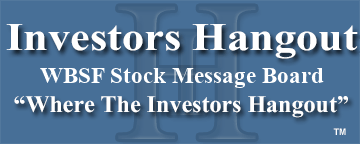 Webster Financial Corp. (OTCMRKTS: WBSF) Stock Message Board