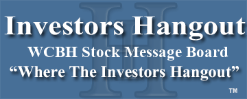Wcb Holdings Inc (OTCMRKTS: WCBH) Stock Message Board