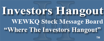 WeWork Inc. (NASDAQ: WEWKQ) Stock Message Board