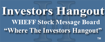 Waroona Energy Inc (OTCMRKTS: WHEFF) Stock Message Board