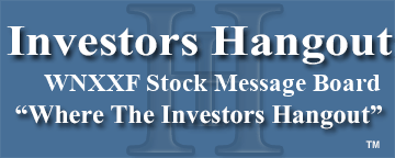 Warnex Inc. (OTCMRKTS: WNXXF) Stock Message Board