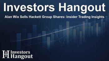 Alan Wix Sells Hackett Group Shares: Insider Trading Insights