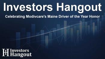 Celebrating Modivcare's Maine Driver of the Year Honor