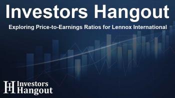 Exploring Price-to-Earnings Ratios for Lennox International