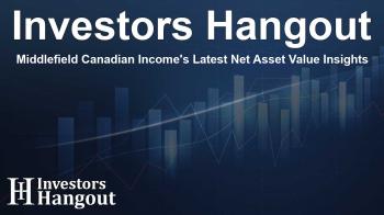 Middlefield Canadian Income's Latest Net Asset Value Insights