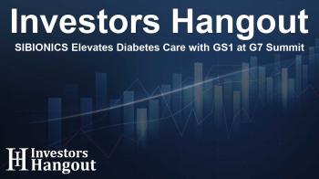 SIBIONICS Elevates Diabetes Care with GS1 at G7 Summit