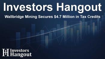 Wallbridge Mining Secures $4.7 Million in Tax Credits